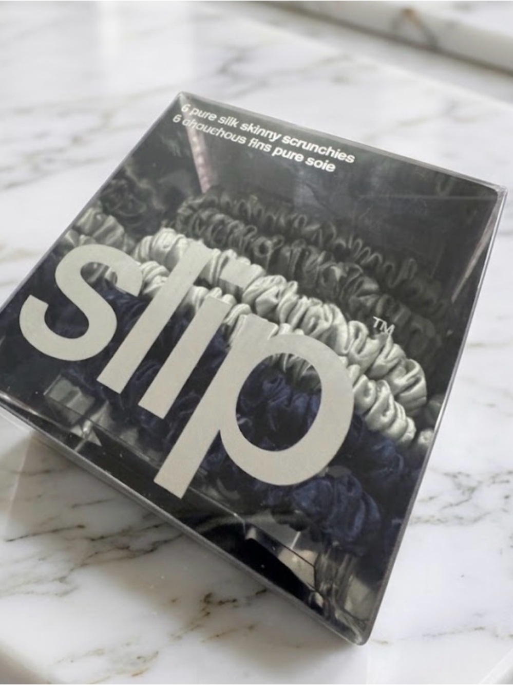 SLIP Midnight Skinny Scrunchies